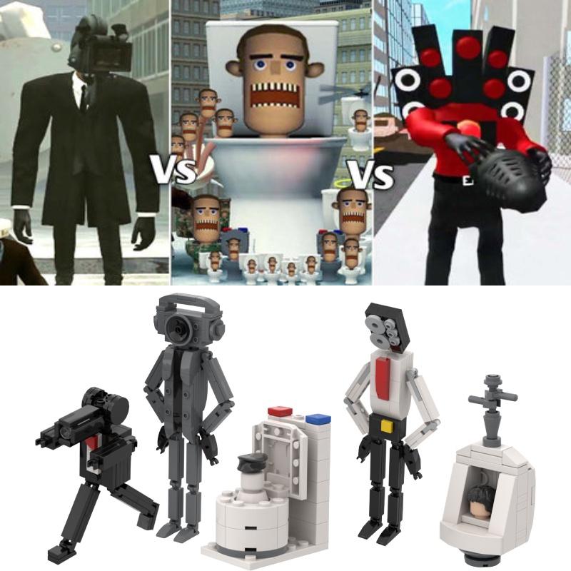 Moctribe Skibidi Toilet Building Blocks Toy For Emotional, Visual And Intellectual Development