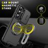 Magnetic Ring Stand Phone Case For Samsung Galaxy S25 FE Slide Camera Lens Protection TPU Frame Hard Plastic Back Cover Fundas