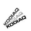ZDVK6 Car Emblem Metal Badge Logo Body Decals Sticker For Skoda KODIAQ Glossy Black Matte Black Auto Accessories