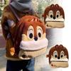 N Dale Chip Backpack Large Capacity Plush Square Cartoon Versatile Pattern