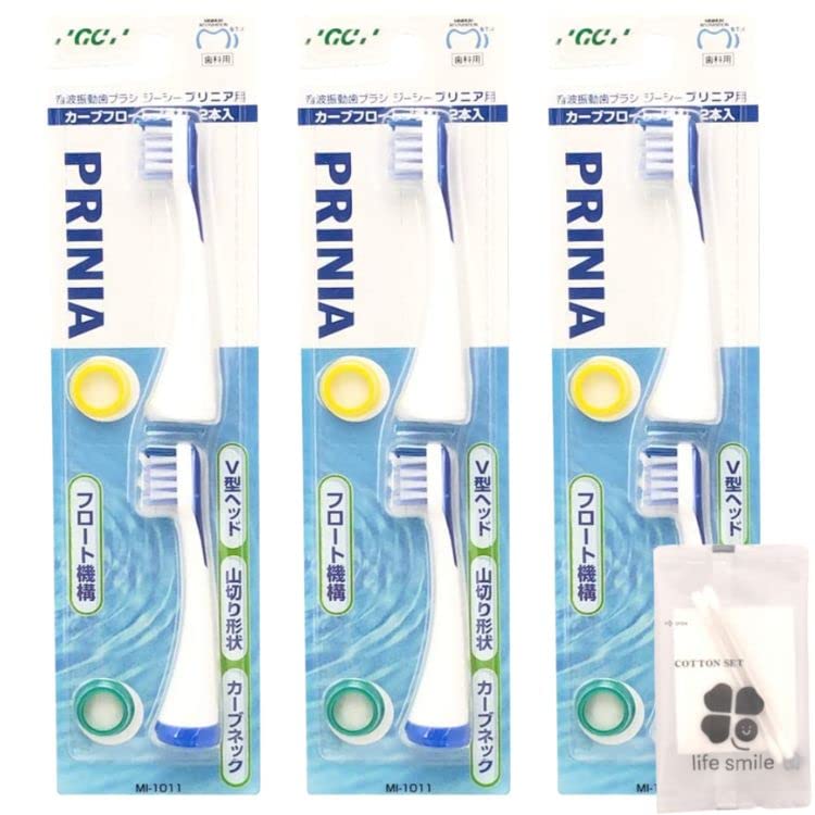 

GC GC Зубная щетка с звуковой вибрацией для Prinian Slim Сменная щетка Curved Float Brush Blue 2 шт. В комплекте оригинальный хлопковый набор [Набор 3] MI-1011