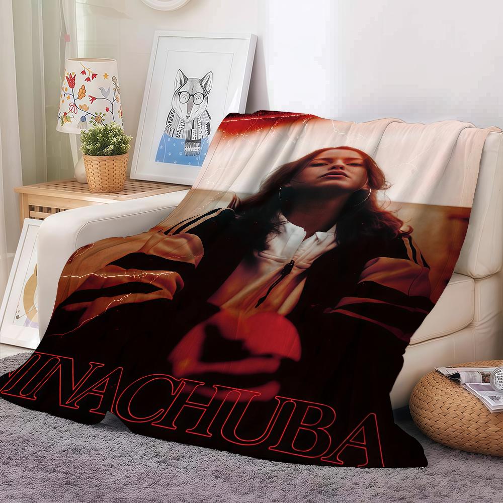 Singer N-nina Chuba Ich Lieb Mich Blanket Warm And Soft Suitable For Bedroom Living Room Sofa Bed Office Travel Camping