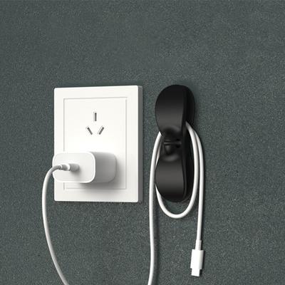 3pcs Wire Cable Winder Home Appliance Plug Organizer Data Line Management Clips For Computer Kitchen Office Storage Hook Rack