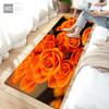 Floral Rug Runner Bedroom Bedside Mat  Kitchen Mat Colorful Rose Carpet Living Room