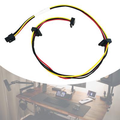 Złącze kabla zasilającego SATA 4-pin do 3 portów HDD SSD Dla zasilacza ATX Płyty główne komputera Przewód zasilający 28CM