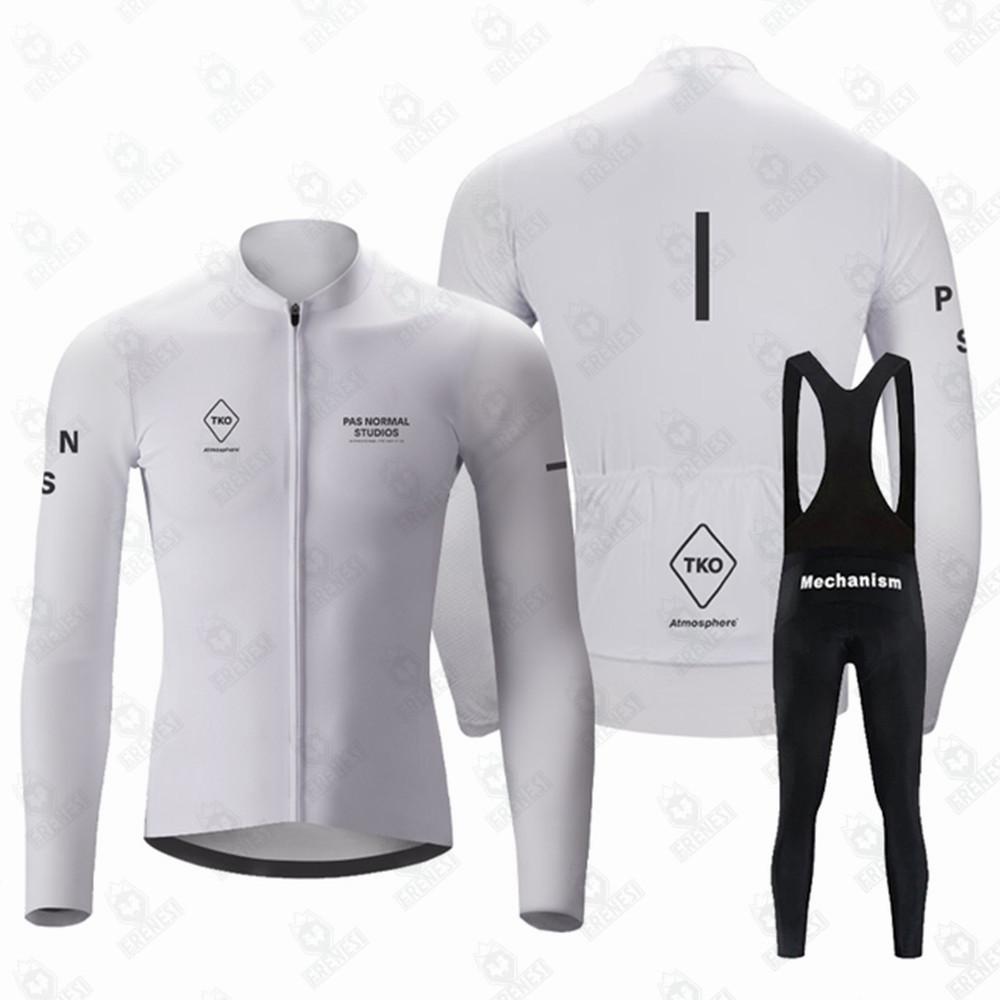 

Fleece Cycling Suit Long Sleeve Overalls Trousers Suit Road 2026 Autumn Breathable Suit Cycling Suit XS