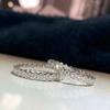 925 Silver Vintage Geometric Shape Zircon Rings For Women Gift Match Daily Party High Quality Fine Jewelry Accessories