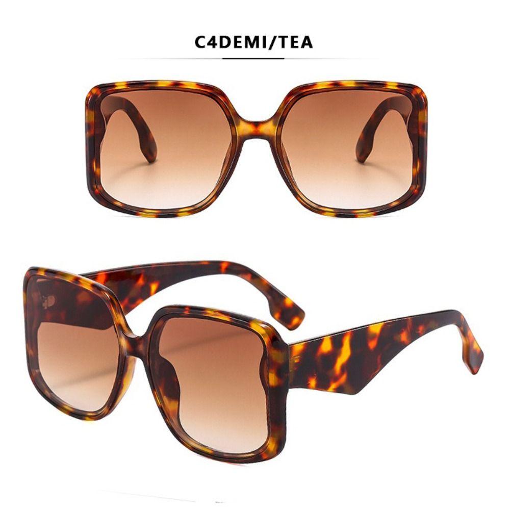 PC Sunglasses Goggles Gradient Lenses Block Glare Big Frames Shades UV400 Clear View UV Protection Sun Glasses Sun Protection
