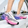 Men Racing Running Shoes Light Foam Carbon Plate Cushioning Stable Shoes Fashion Printed Sneakers Anti Slip Comfoy Tennis Shoes