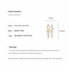 High-End Metal 'S' Pearl Tassel Earrings - Exquisite Light Luxury Jewelry