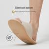 Youtiao Silent Open-Toe Indoor Slippers - Breathable Summer Linen for Wood Floors