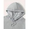 Men's Casual 2 Piece Set, Boston Printed Drawstring Pocket Hoodie and Drawstring Outdoor Casual Sports Pants