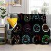 3D Car Dashboard Machine Control Screen Racing Soft Flannel Blanket for Beds Bedroom Sofa,Throw Blanket for Outdoor Leisure Nap