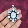 Rainbow Moonstone Pendant Gemstone Jewelry, 925 Solid Sterling Silver Pendant, Handmade Beautiful Jewelry Pendant