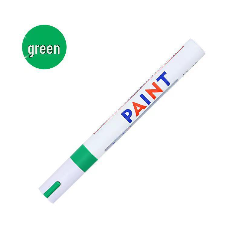 Sada 12 barevných popisovačů: Pneumatika, Auto retušování, Helma, Bílé a barevné značení pro DIY projekty