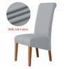 High Back &Universal High Elasticity Chair Cover Jacquard M Xl Size Chair Covers Dining Room Kitchen Office Home Corn Flannel