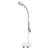LED Magnifier Floor Lamp 3X Magnification Height Adjustable Floor Magnifying Lamp with 5 Inch Rotatable Lens Movable
