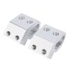 Toolbox Rail Corner Clip M8 Threaded Hole Tool Box Rail Corner Mount Replacement for Packout Silver