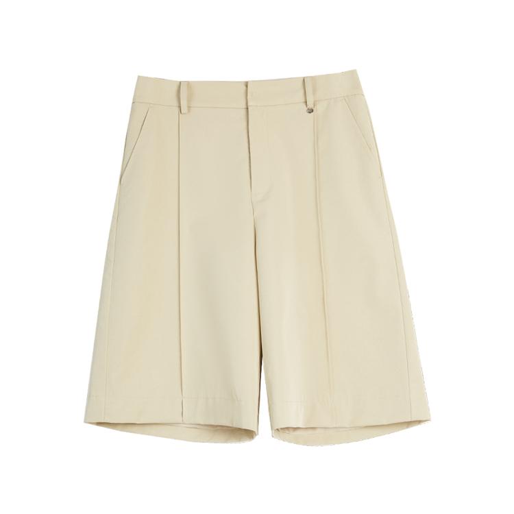 ELLE French Design Casual Minimalist Fashionable Loose Solid Color Straight Leg Five-Point Shorts Women shorts EK51899