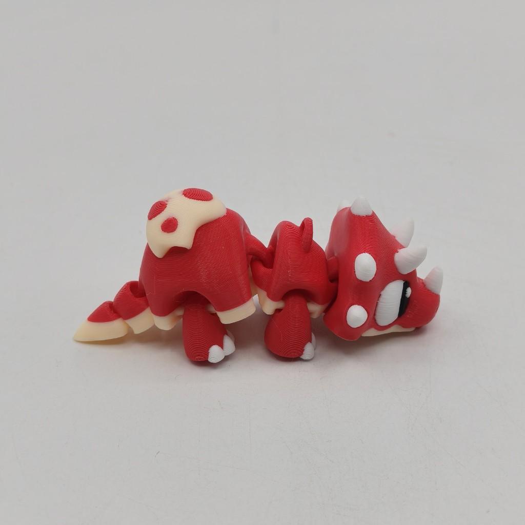 3D Printed Articulated Baby Toy Cute Flexi Figure with Movable Joints, Fidget Toy for Kids, Birthday Gift, Desk Decor, Keychain Accessory