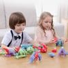 Plastics DIY Children's Dinosaur Toy Detachable Simulation Animal Dinosaur Model  Boy Girl