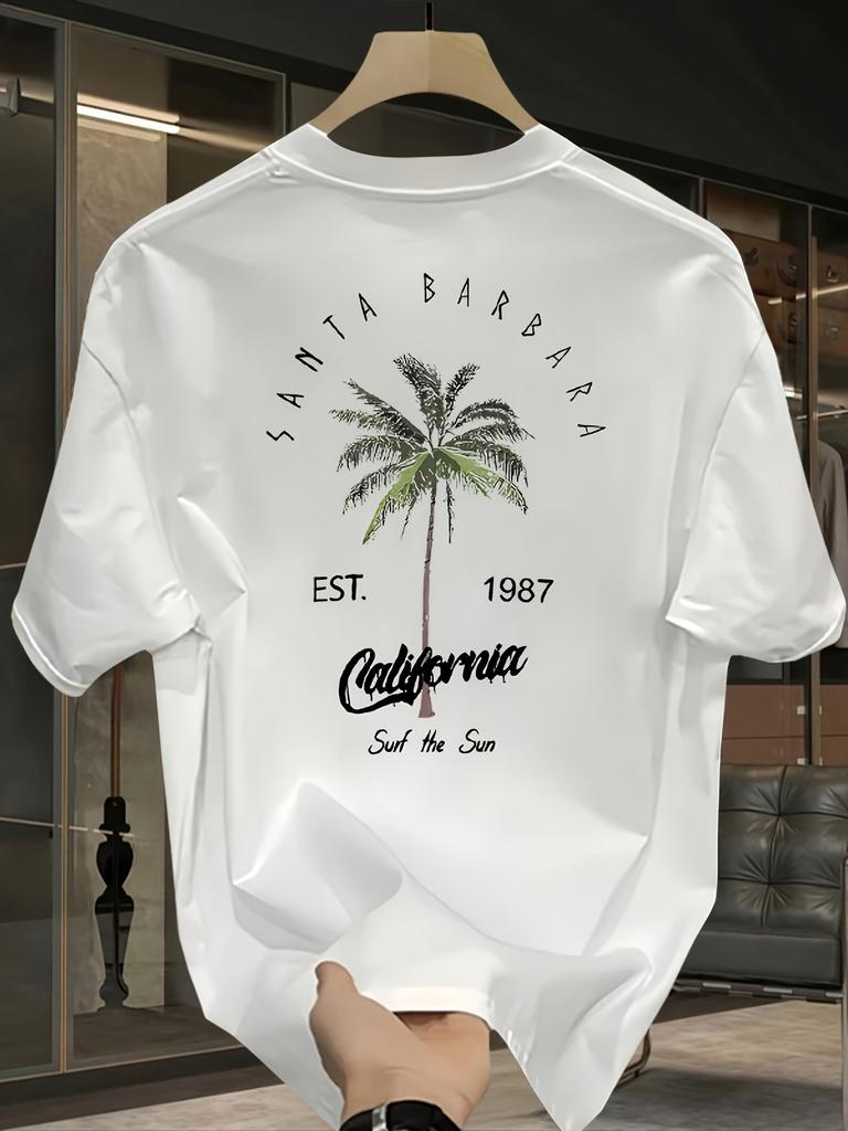 Mens heavyweight 100 cotton graphic tshirt lightweight and breathable comfortable casual wear trendy machine washable