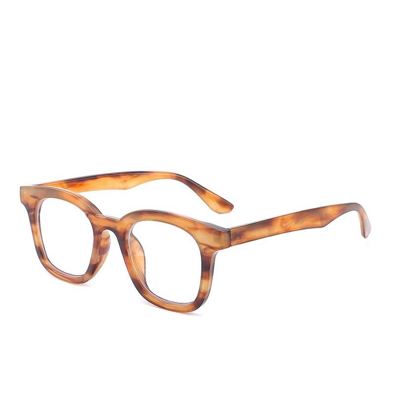 Stylish Unisex Anti-Blue Light Square Glasses Frame 21011 with Optional Prescription Lenses