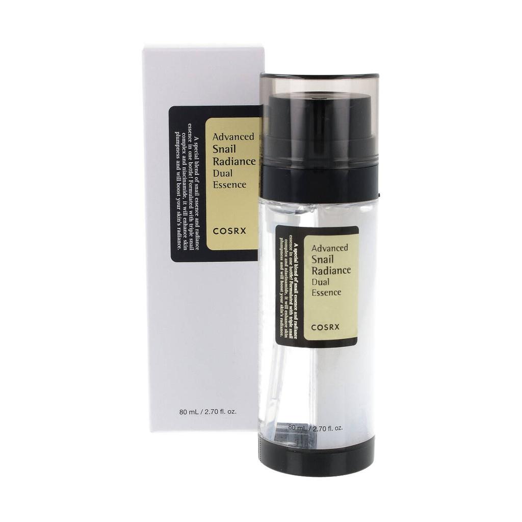 COSRX Advanced Snail Radiance Dual Essence 80 Ml - Moisturizing and Regenerating Facial Essence