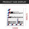 1 SZTUKA Samochód M Performance Power Motorstport naklejka Dla M Naklejka X1 X3 X4 X5 X6 X7 e46 e90 f20 e60 e39 f10 f30 Akcesoria samochodowe