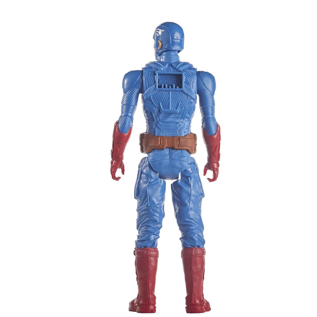 Hasbro Marvel Titan Hero Serie Avengers Captain America Actie Actie Avengers Speelgoed voor Kinderen Leeftijden 4 en Authentiek Figuur, 12-inch (30 cm) Figuur, Omhoog,