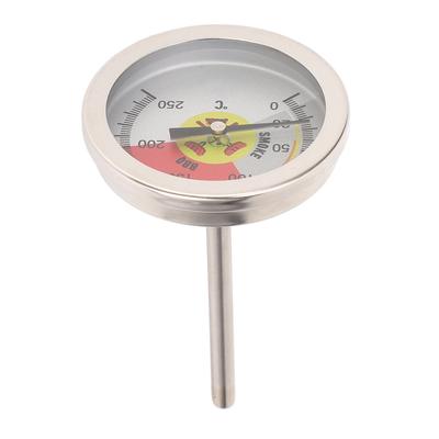 52MM Kadranlı Termometre Paslanmaz Çelik Mutfak Fırın Barbekü Izgarası için Pişirme Sıcaklığı Göstergesi