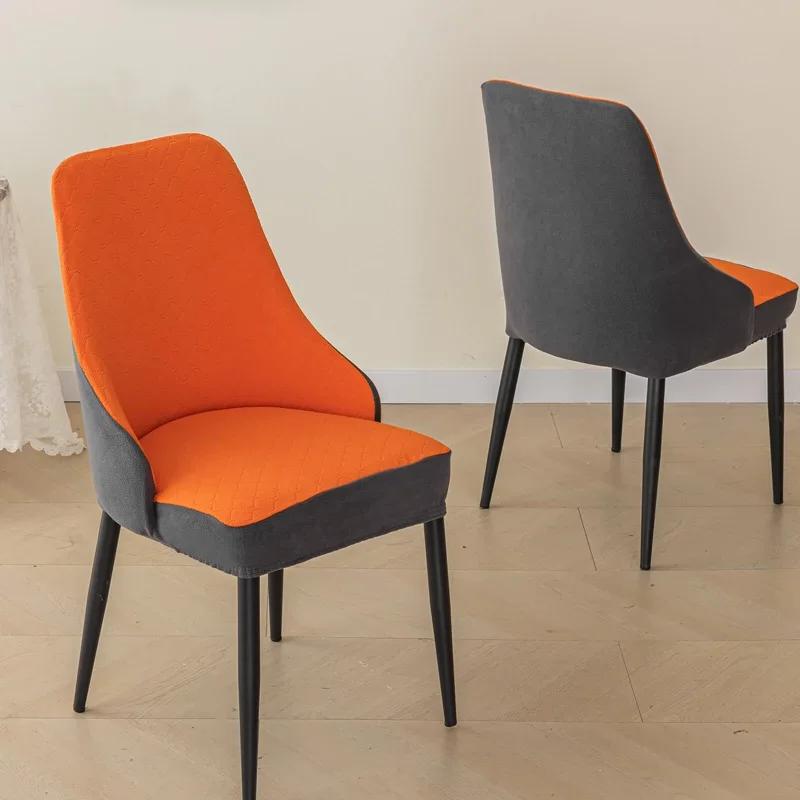 

1/2/4/6pcs Stretch Soft Armchair Covers for Living Room Elastic High Back Seat Slipcover Washable Kitchen Chair Protector Covers 1pc