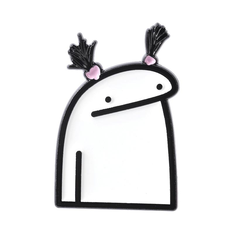 

Funny Flork Memes Enamel Pins Nurse Granduates Brooches Badges Cute Cartoon Comedy Girl Hat Jewelry Gift for Friends