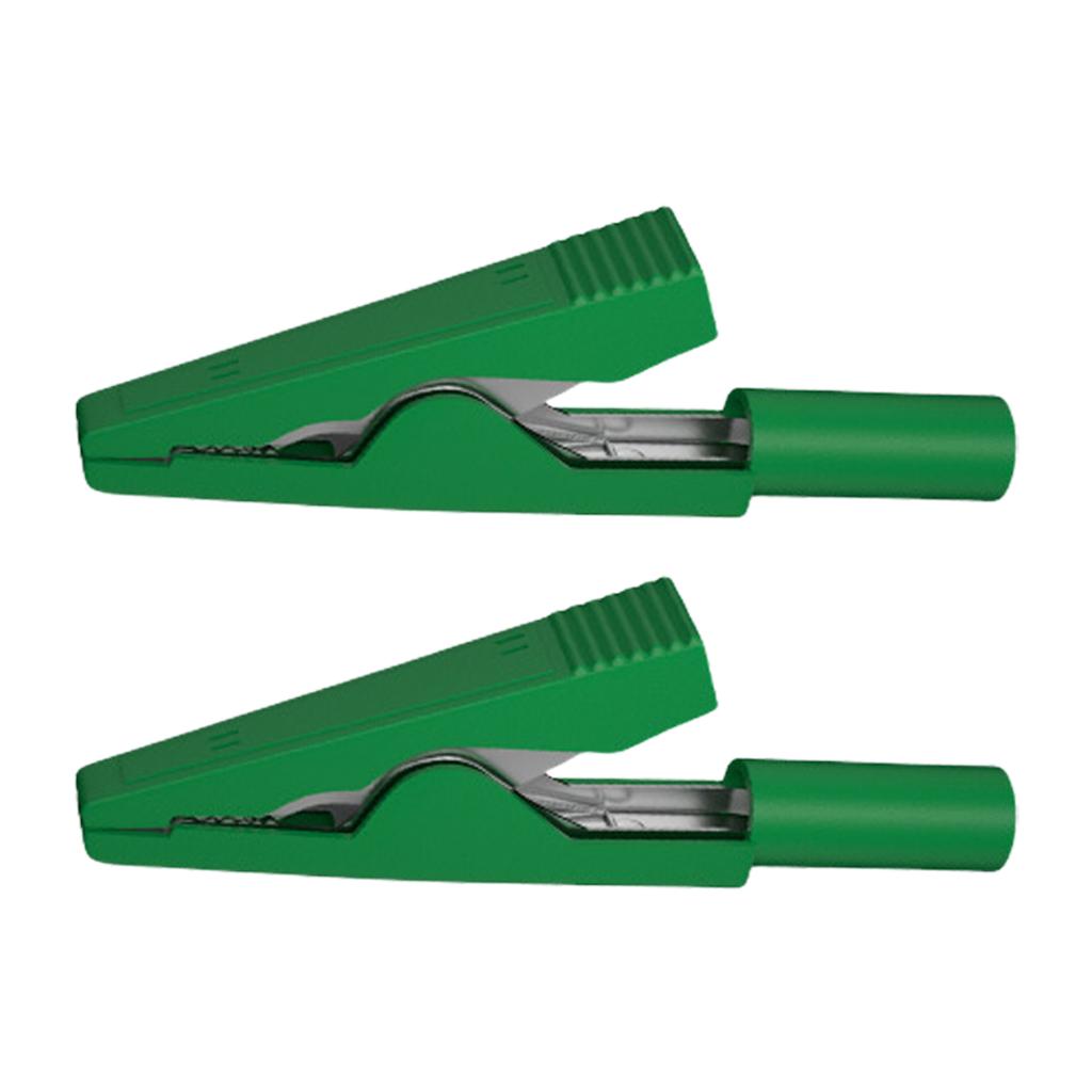 2mm Banana Plug Alligator Clips Corrosion Resistant for Stable Signal Transmission in Lab Testing & Electronic Projects