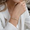 Verstellbares Kordel Fußball Perlenarmband Gold Silber Beschichtet Geflochtenes Kordelarmband Geschenk