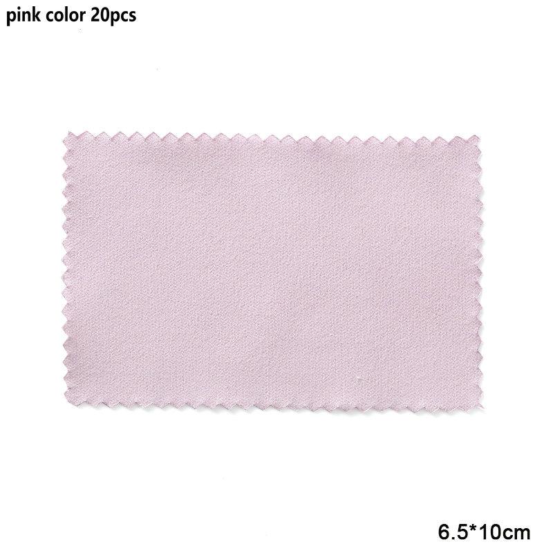 10-50 szt. Srebrne ściereczki do polerowania Ściereczka do czyszczenia biżuterii Miękkie czyste chusteczki Nietoksyczny środek do usuwania nalotu do biżuterii, monet, zegarków