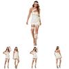 Premium Polyester Fabric Women's Halloween Costume Dress For Cosplay And Performances