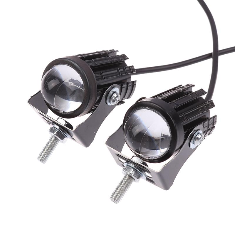 Led Motorcycle Spotlight With Switch Super Bright Motorcycle Led Explorers Headlight Projector Fisheye Lens Led Moto Fog