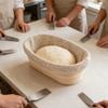 Ensemble Professionnel de Porte-Pain Lot de 2 avec Couvercles Préformés Idéal pour le Pain au Levain et le Pain de Blé Artisanal