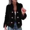 Women's Fashion Fringe Cardigan Jacket, Long Sleeve Open Front Party Tassel Coat Fall Outfits