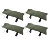 4pcs Flood Water Barrier Sand Bags Thickened Flood Prevention Sandbags for Flood Control 600D Oxford Cloth Canvas Green
