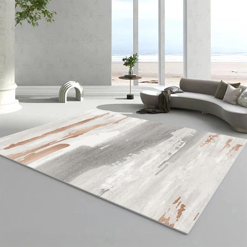 Abstract Style Printing Large Area Rug Non-Slip Wear-resistant Carpet for Living Room Bedroom Soft Floor Mat Home Decoration