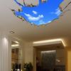 Hotel Ceiling Bedroom Living Room Blue Sky White Clouds 3D Wall Stickers ARI