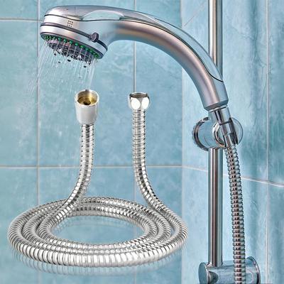 Tubo Flessibile per Doccia in Acciaio Inossidabile 1,5m/2m/3m Tubo Scaldabagno Accessori da Bagno