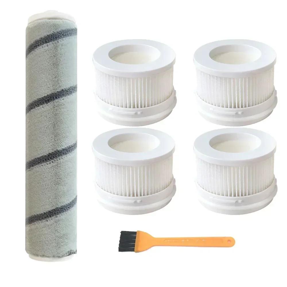 HEPA Filter Roller Brush for Xiaomi Mijia 1C K10 MJWXCQ04ZM Handheld Wireless Vacuum Cleaner, Replacement Filter Parts