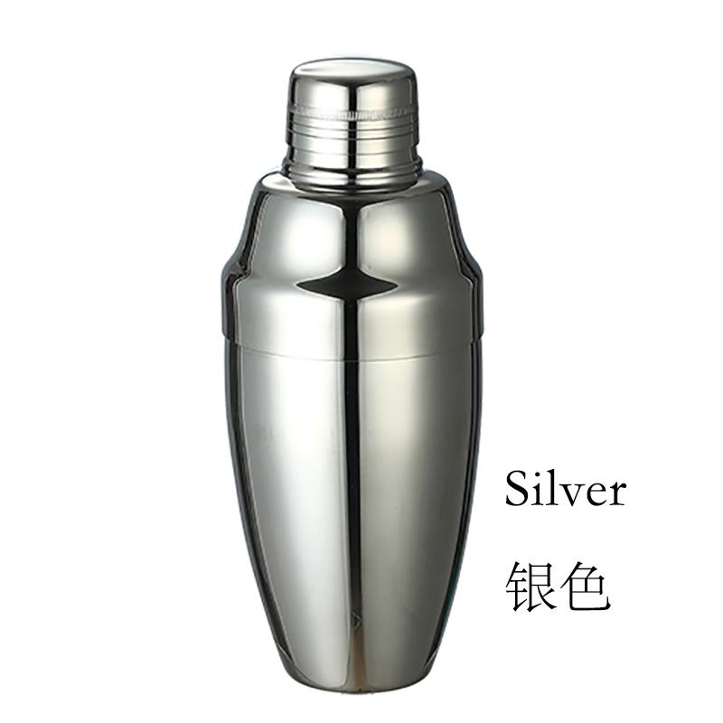 

500ml 3-Piece Stainless Steel Cocktail Shaker Bar Shaker Bar Tools срібний