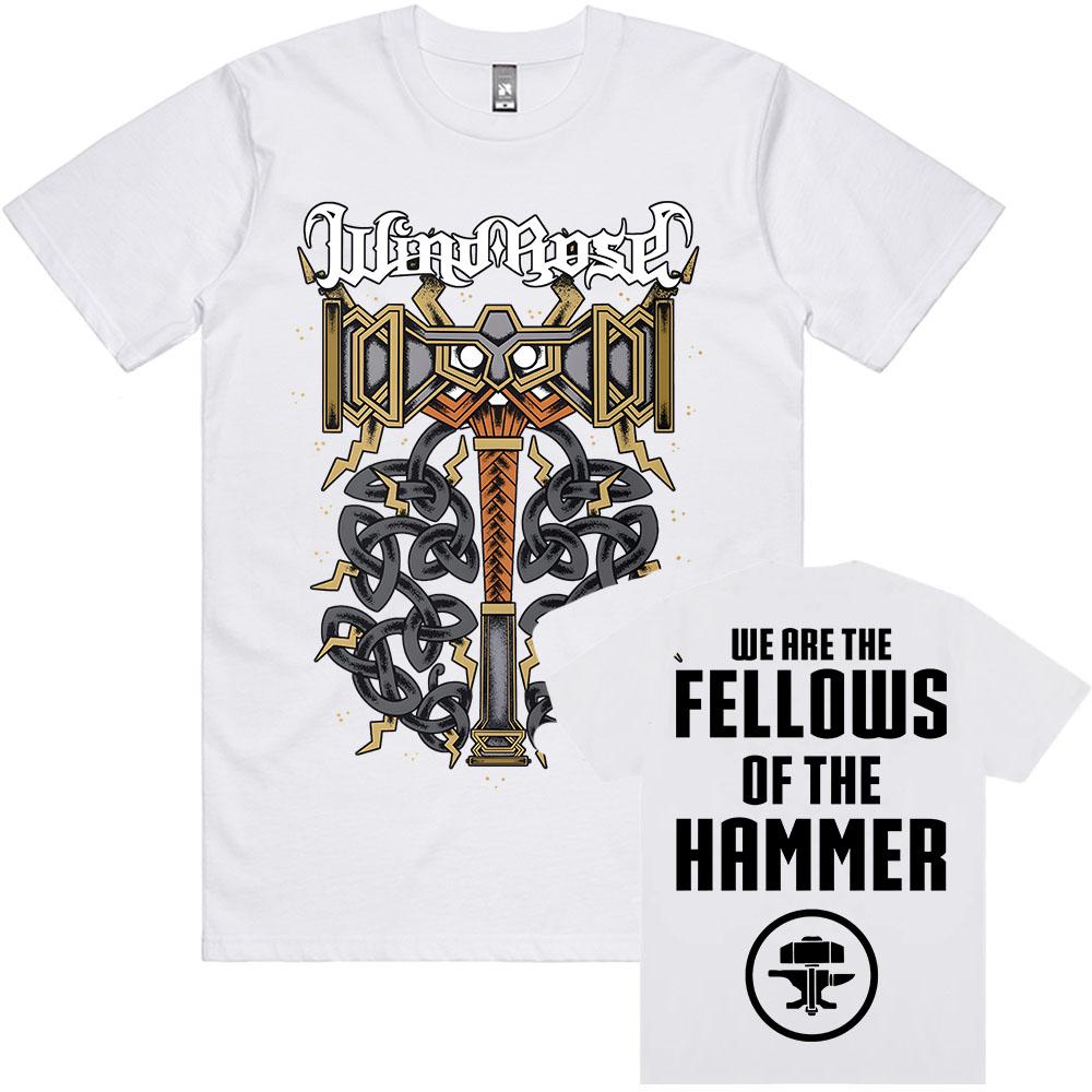 

Fellows of The Hammer - T-Shirt Game Windrose Graphic Printing Tshirts Summer Cotton Short Sleeve Tees Loose Casual Unisex Shirt XXL білий