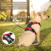 recommended for Shiba XINIDEA Sturdy and durable dog harness name tag can be attached to the for large and extra large lead no stress suffocation