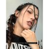 Cool ~ Y2g European and American Culture Titanium Steel Non-Punching Fake Labret Punk Hole-Free Perforation-Free Non-Piercing Lip Ring