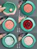 Girlcult Colorete Iluminador Emocional Mate Brillo Fino Rubor Facial Lindo Maquillaje Coreano Rubor Compacto para Mejillas
